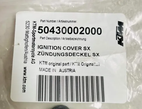 Крышка генератора KTM 125 150SX 16 22 - фото 1
