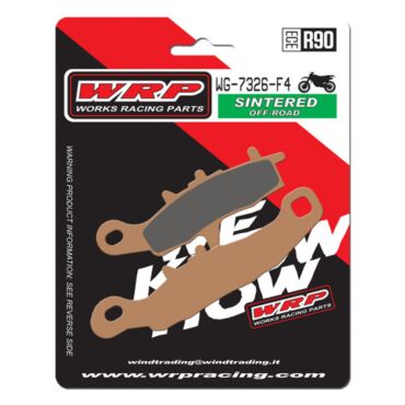 Тормозные колодки WRP WG 7326 F4 (LMP326 OR / FDB2080 / FDB2188 / FA258) - миниатюра 1