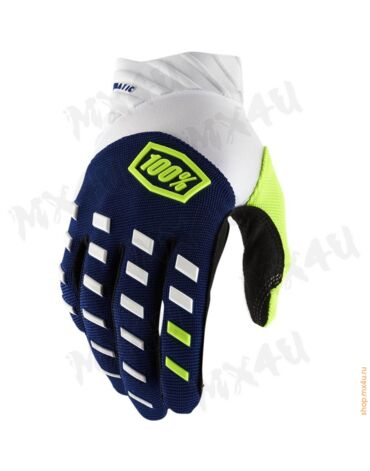Мотоперчатки Airmatic Glove Navy White сине белые