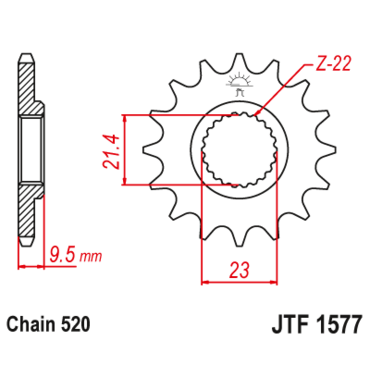 Звезда ведущая JTF1577 15 - миниатюра 1