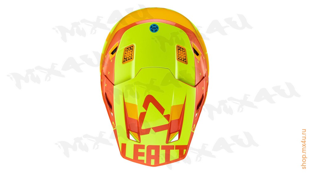 Кроссовый шлем Leatt Moto 7.5 Helmet Kit - Цитрус - фото 1