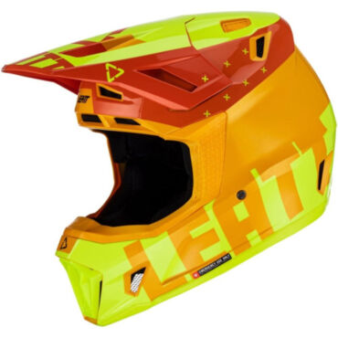 Leatt Шлем кроссовый Kit Moto 7.5 V23 Citrus - миниатюра 2