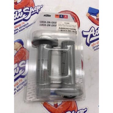 KTM / HQV / GAS грипсы открытый торец ( серый ) SX SXF 23 24 ( A46002921500BJ ) - миниатюра 2