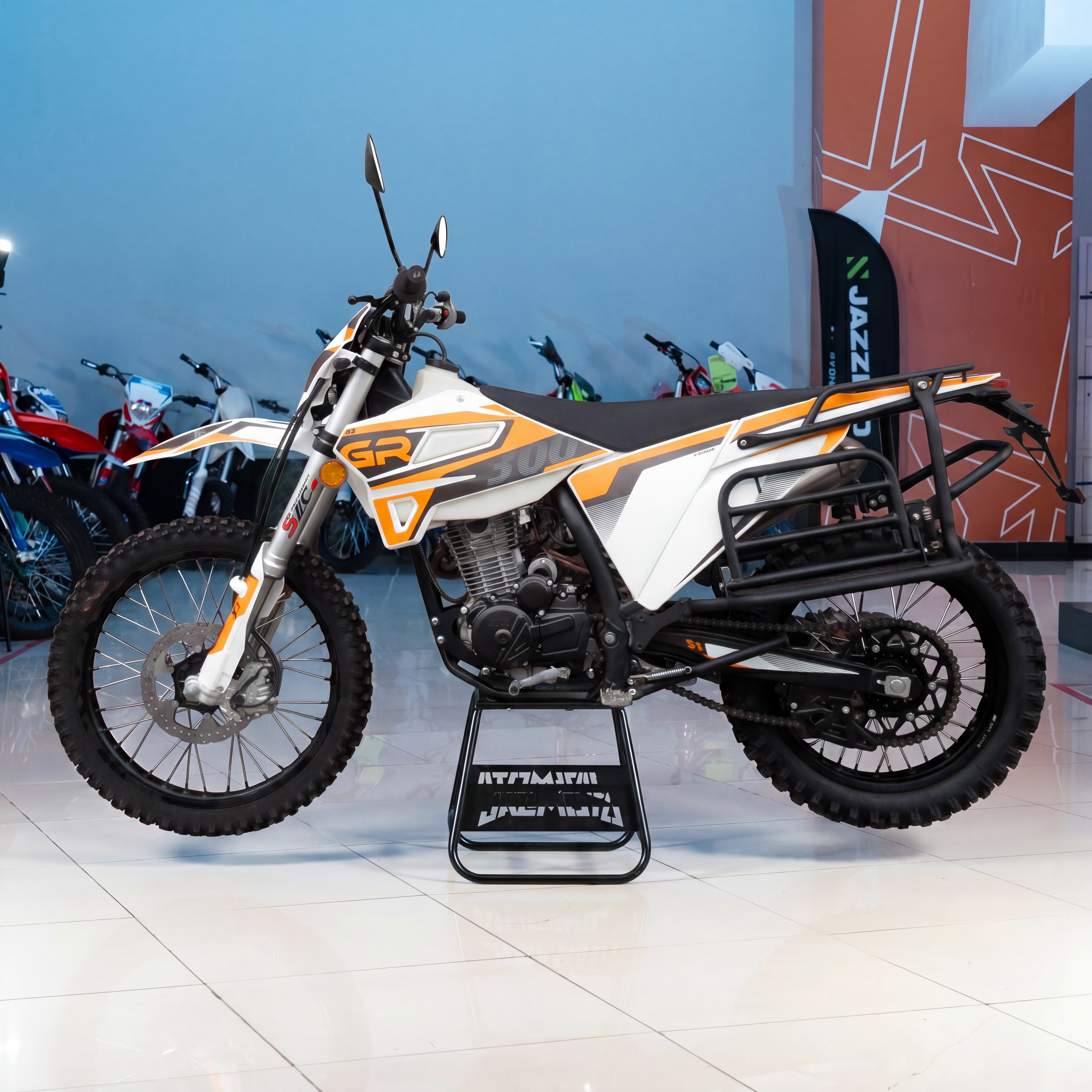 Мотоцикл кроссовый GR S1 (4T YB300H) ПТС желтый - фото 1