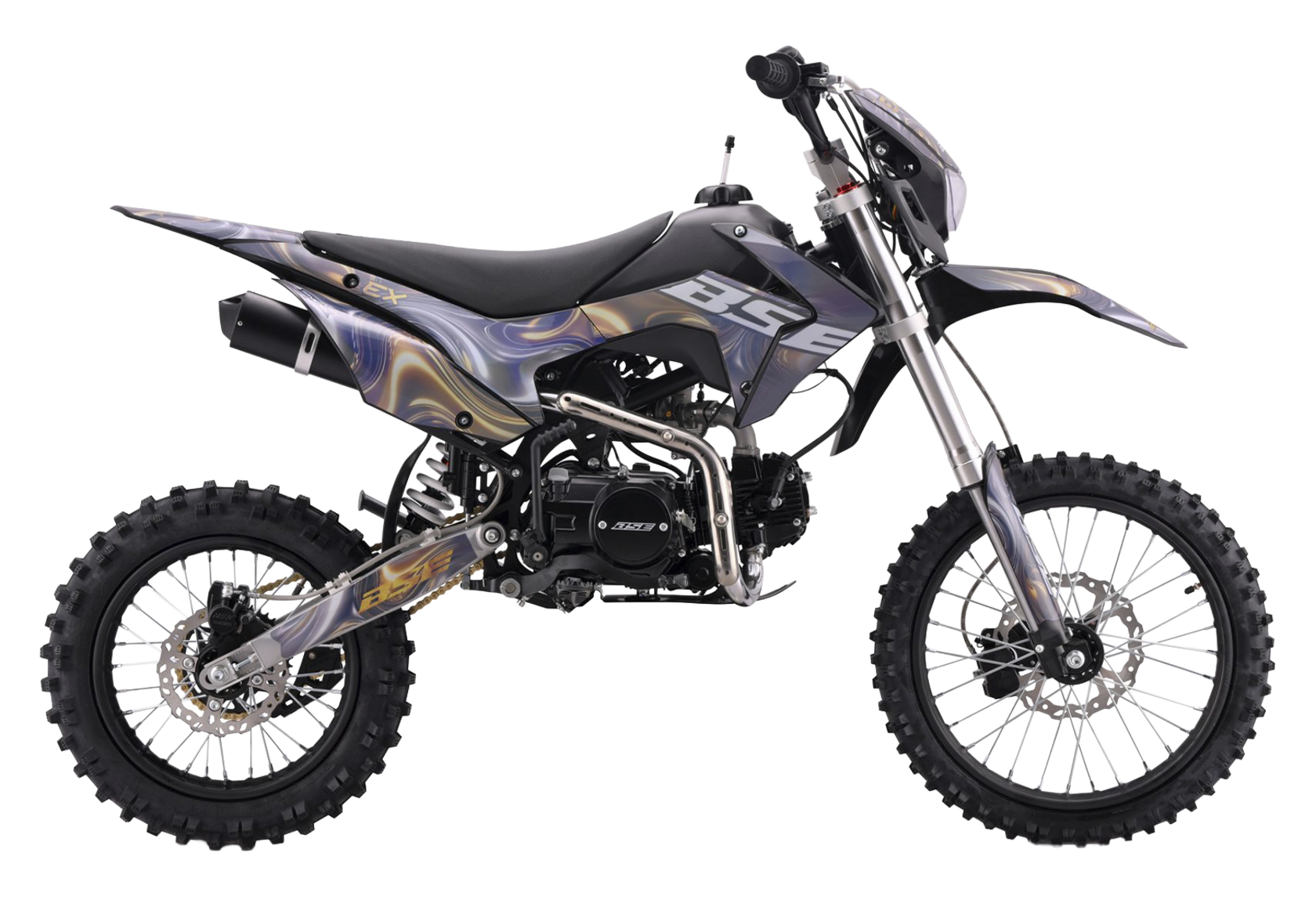 Питбайк BSE EX 17 14 Astral Gold Chrome - фото 1