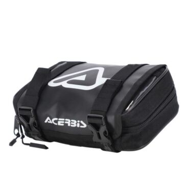 Сумка для инструментов на заднее крыло Acerbis Rear Tools Bag Logo, Черный Белый - миниатюра 1