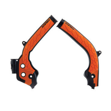 Защита рамы X Grip KTM EXC 17 19 SX F 16 18 / Husqvarna TE 17 19 FE 17 19 - Черно оранжевый - миниатюра 1