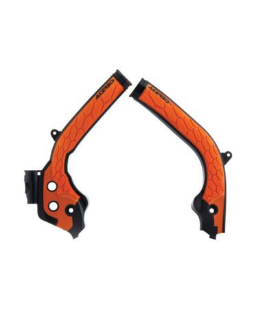 Защита рамы X Grip KTM EXC 17 19 SX F 16 18 / Husqvarna TE 17 19 FE 17 19 - Черно оранжевый