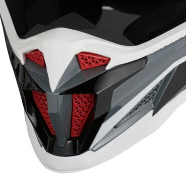 Acerbis Шлем T711 Grey Black - миниатюра 3