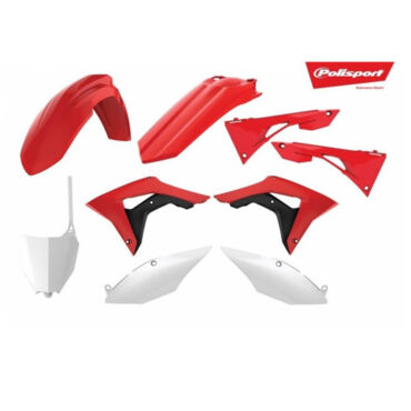 Комплект пластика Honda CRF250R (2018 2021), CRF450R (2017 2020), Красный черный - миниатюра 1
