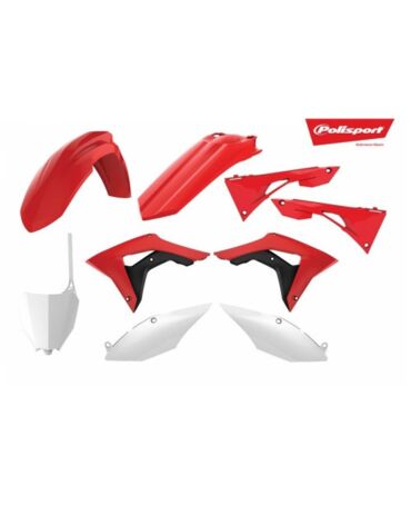 Комплект пластика Honda CRF250R (2018 2021), CRF450R (2017 2020), Красный черный