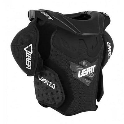 Leatt Защита панцирь+ шея подростковый Fusion Vest Junior 2.0 Black - фото 3