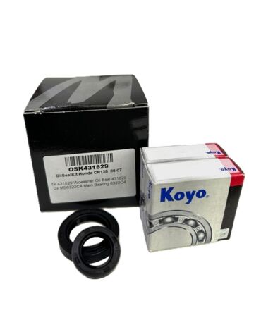 подшипники + сальники коленвала Honda CR 125 '86 07