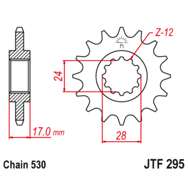 Звезда ведущая  JTF295 16 - миниатюра 1