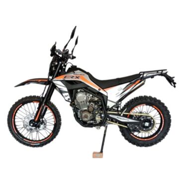 Мотоцикл эндуро Мотоцикл Regulmoto CR X (6 передач, баланс. вал) ПТС Черный Оранжевый - миниатюра 1