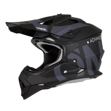 Oneal Шлем кроссовый 2Series RL Slick Черный Серый - миниатюра 1