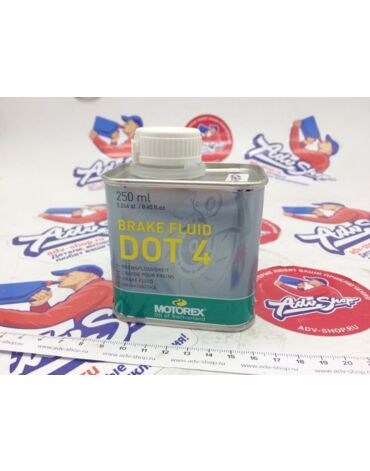 MOTOREX BRAKE FLUID DOT 4 Тормозная жидкость 0.25L   // 300280