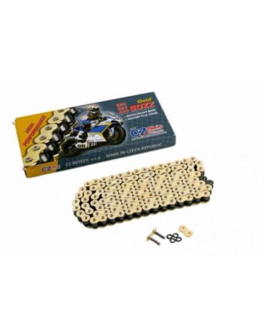 Цепь для мотоцикла CZ Chains 520 SDZZ Gold — 120 (Active Ring, усиленная) - Мотоциклы для эндуро и бездорожья нового поколения