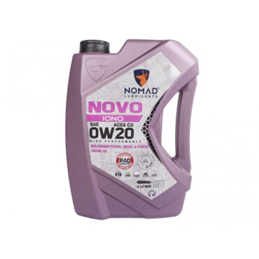 Масло моторное NOMAD Novo iono 0W 20 (4 л.) API SP ACEA C5, API SP, SN PLUS, SN CF - миниатюра 1