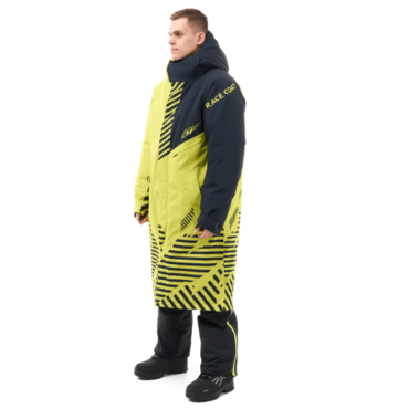 Dragonfly Плащ зимний Race Coat Man 2025 Lime Black - миниатюра 4