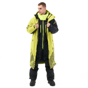 Dragonfly Плащ зимний Race Coat Man 2025 Lime Black - миниатюра 5