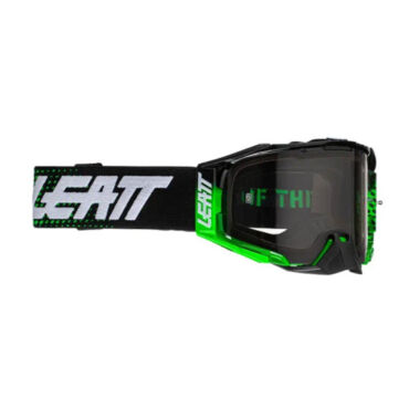 Leatt Очки Velocity 6.5 Neon Lime Light Grey 58% (2022) - миниатюра 1