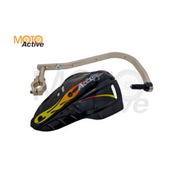 Защита рук с пластиковыми щитками ACCEL HGS 02 28.6мм (титан) - миниатюра 1