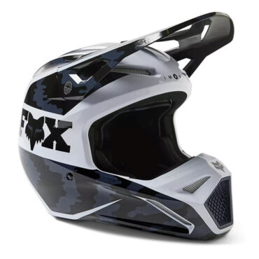FOX Мотошлем V1 Nuklr Helmet Black - миниатюра 3