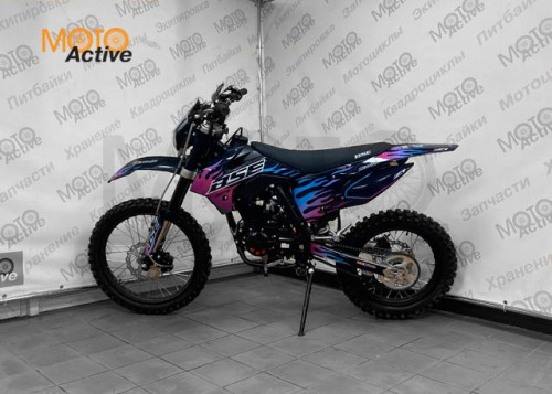 Эндуро / кроссовый мотоцикл BSE Z1 150e 19 16 HotRod Blue - фото 3