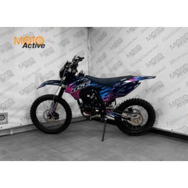 Эндуро / кроссовый мотоцикл BSE Z1 150e 19 16 HotRod Blue - миниатюра 3