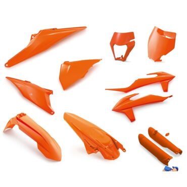 KTM Plastic parts kit ORANGE комплект пластика оранжевый  EXC EXCF 20 22  ( 00010000311 ) - миниатюра 1