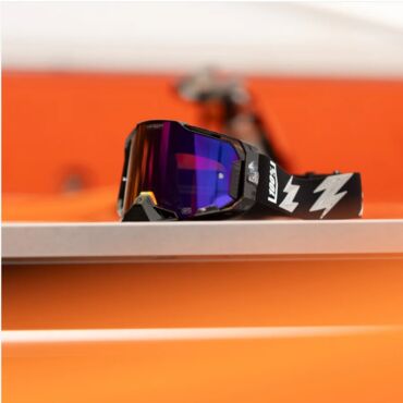 Очки для мотокросса 100% ARMEGA Crenshaw Hiper Purple Mirror Lens с зеркальной линзой Hiper - миниатюра 3