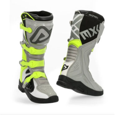 Acerbis Мотоботы кроссовые X Team Grey Yellow - миниатюра 1