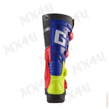 Мотоботы GX1 EVO красно сине желтые - миниатюра 2