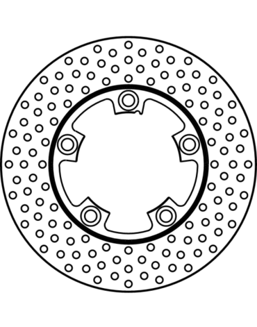 Диск тормозной задний Suzuki GSX R600 97 00, TL1000 97 02, GSX R1100 86 88