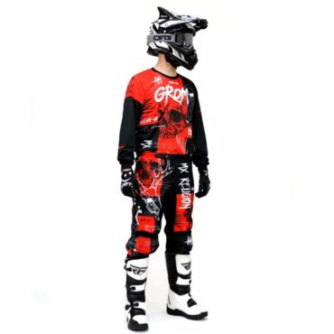 Grom Штаны кроссовые MX Religion red - миниатюра 2