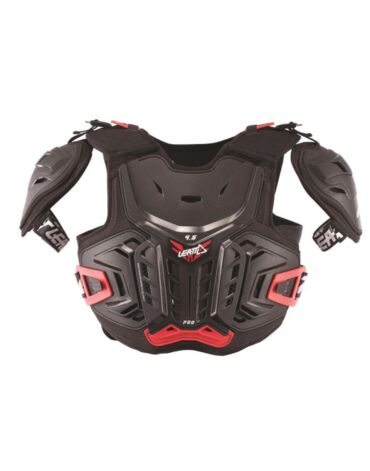 Защита панцирь подростковый LEATT 4.5 PRO JUNIOR, Черный красный