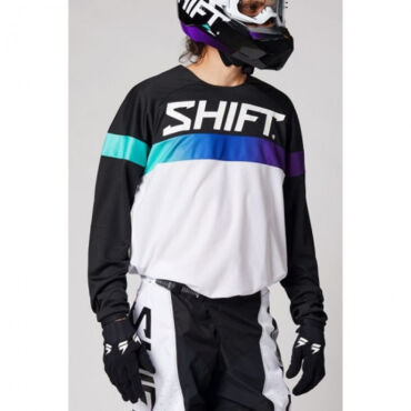 Мотоджерси Shift White Label Ultra Jersey (White Ultraviolet, L, 2021) - миниатюра 1