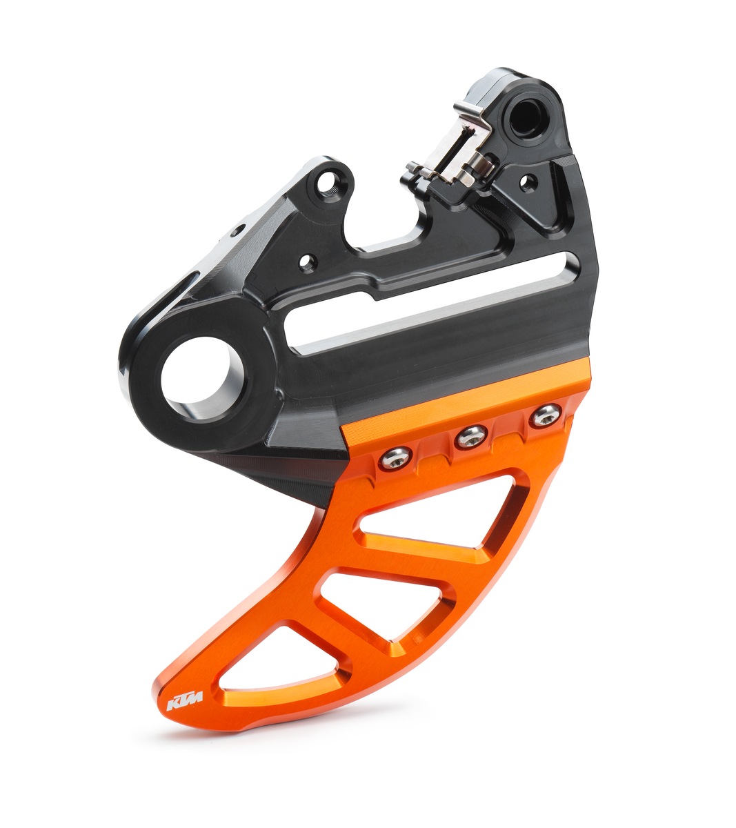 Защита заднего тормозного диска оранжевая KTM EXC EXCF 125 500 13-> - фото 1