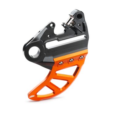 Защита заднего тормозного диска оранжевая KTM EXC EXCF 125 500 13-> - миниатюра 1