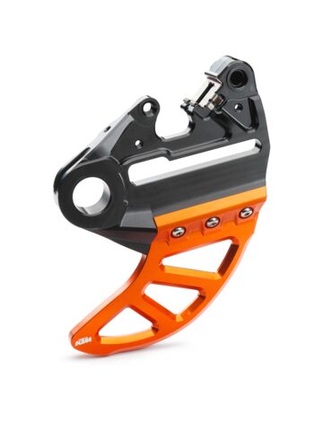 Защита заднего тормозного диска оранжевая KTM EXC EXCF 125 500 13->