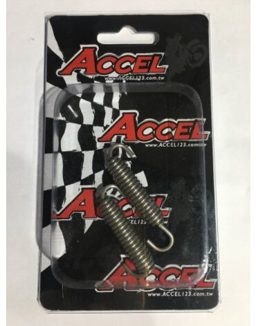 Пружины глушителя мотоцикла ACCEL 9*60 d=1.8mm 2шт.