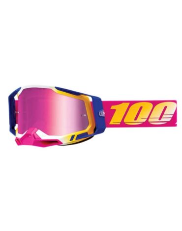 100% Очки Racecraft 2 Goggle Mission Mirror Pink Lens