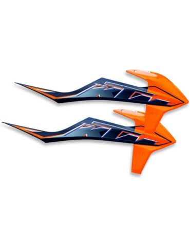 Комплект спойлеров бака оранжевых с графикой KTM EXC EXC F 2022