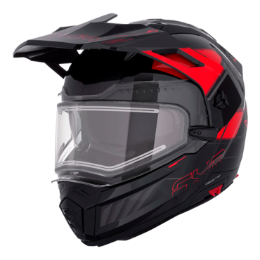 FXR Шлем Maverick X Pro с подогревом Black Red - миниатюра 2