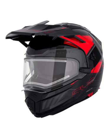 FXR Шлем Maverick X Pro с подогревом Black Red