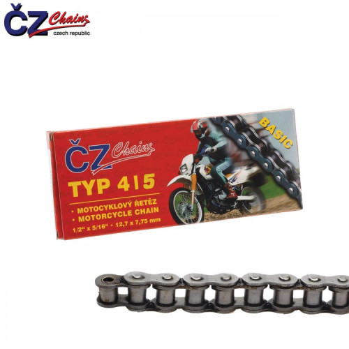Цепь для мотоцикла CZ Chains 415 HT Gold - 120 - фото 1