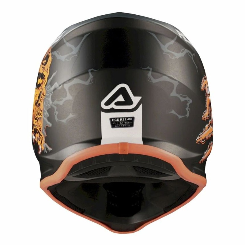 Acerbis Шлем детский Profile Junior Nero Arancio - фото 2