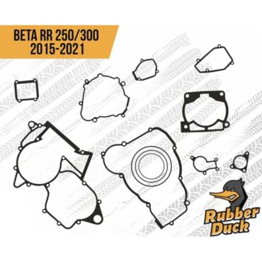 Набор прокладок на весь мотор RubberDuck Beta 250 300 RR 2015+ с кольцами под голову - миниатюра 1