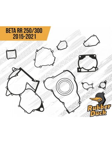 Набор прокладок на весь мотор RubberDuck Beta 250 300 RR 2015+ с кольцами под голову